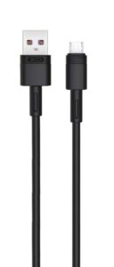 XO NB-Q166 5A Καλώδιο Γρήγορης Φόρτισης για Micro Μαύρο