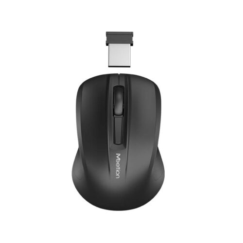 17.001.0028.jpg Meetion MT-MINIGO Silent Mini 2.4G Optical Ασύρματο Ποντίκι Μαύρο