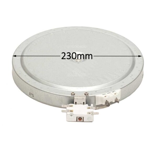 Εστία κεραμικής κουζίνας 2300W Φ23cm 4 άκρα γενικής χρήσης