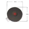 Εστία κουζίνας ταχείας 1500W Φ15,5cm λεπτό στεφάνι 5mm