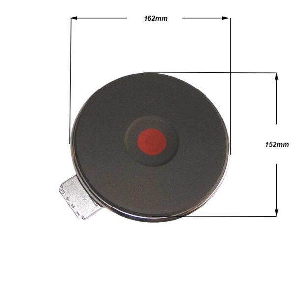 Εστία κουζίνας ταχείας 1500W Φ15,5cm λεπτό στεφάνι 5mm