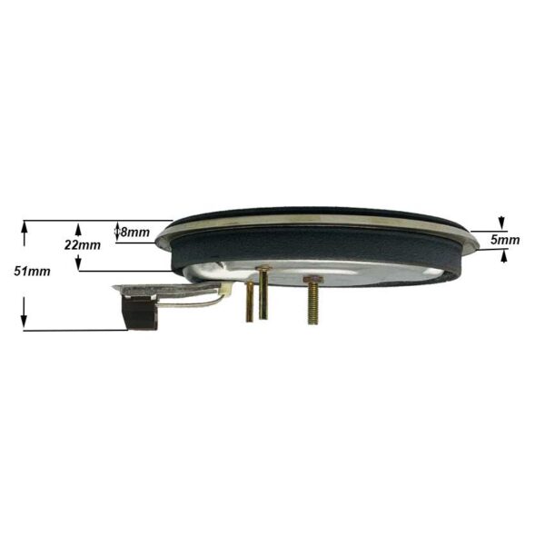 Εστία κουζίνας ταχείας 1500W Φ15,5cm λεπτό στεφάνι 5mm