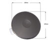 17105069-3.jpg Εστία κουζίνας 2000W 230V Φ23cm λεπτό στεφάνι 5mm