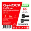 190750-1.jpg Δεματικά σε Μαύρο Χρώμα 9x750mm 100 τεμ. GeHOCK