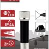 Entac Φακός 5 LED Μπρελόκ Μαύρο