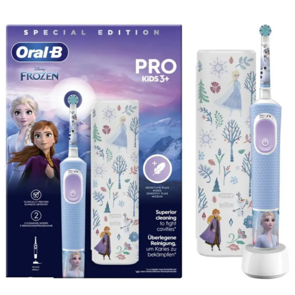 1_2_1.png Oral-B Vitality Pro Παιδική Ηλεκτρική Οδοντόβουρτσα με Χρονόμετρο Frozen για 3+ Χρονών & Θήκη Ταξιδιού