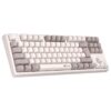 Meetion MT-MK14 Μηχανικό Πληκτρολόγιο Gaming Ενσύρματο & Ασύρματο με Bluetooth και 2.4G RGB Λευκό US
