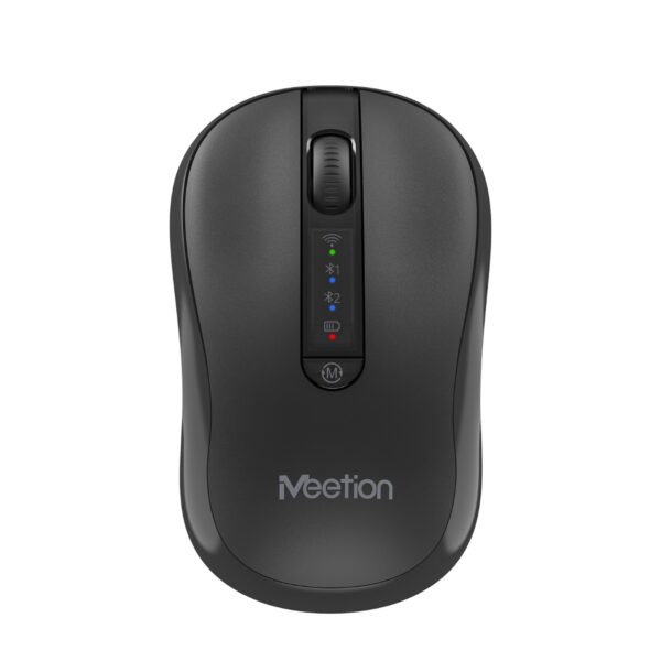 1mt-btm185r.jpg Meetion Ασύρματο Ποντίκι Office MT-BTM185R με Bluetooth & 2.4G Επαναφορτιζόμενο