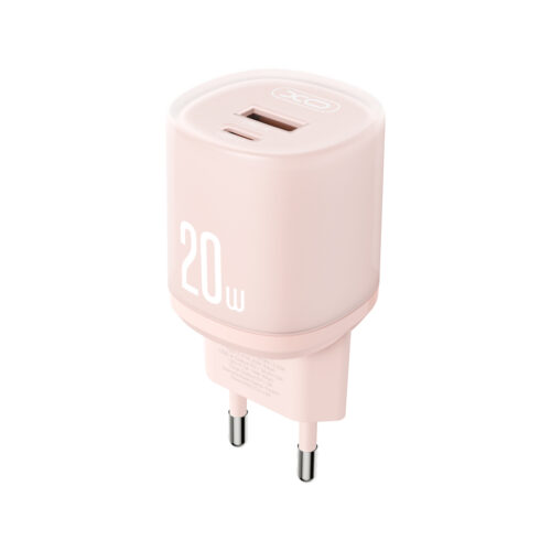 2.2_2_l144.jpg XO L144(EU) PD20W 1USB-A+1USB-C Φορτιστής Ροζ