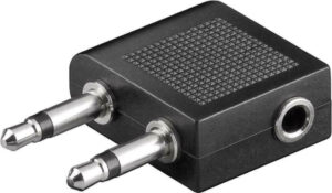 Διπλό Φις 3.5mm Μono Αρσ. σε Stereo Θηλ. 61004