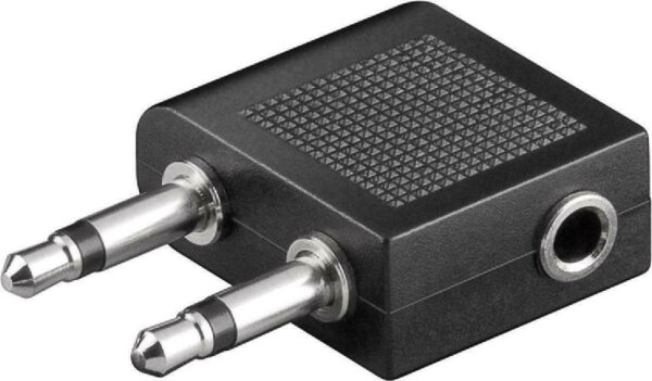Διπλό Φις 3.5mm Μono Αρσ. σε Stereo Θηλ. 61004