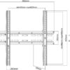 ATC Βάση TV Επιτοίχια ATC-2544 32'' - 55"