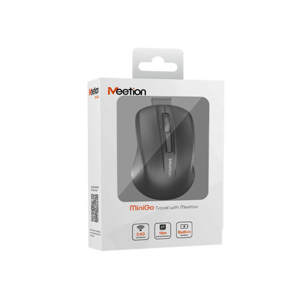 20231130162728_43ee0dfe.jpeg Meetion MT-MINIGO Silent Mini 2.4G Optical Ασύρματο Ποντίκι Άσπρο