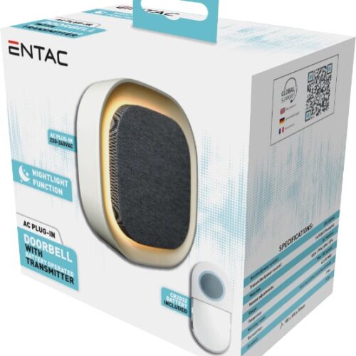 2024-02-27_102432.jpg Entac Κουδούνι AC Plug-in με Φως Νυκτός