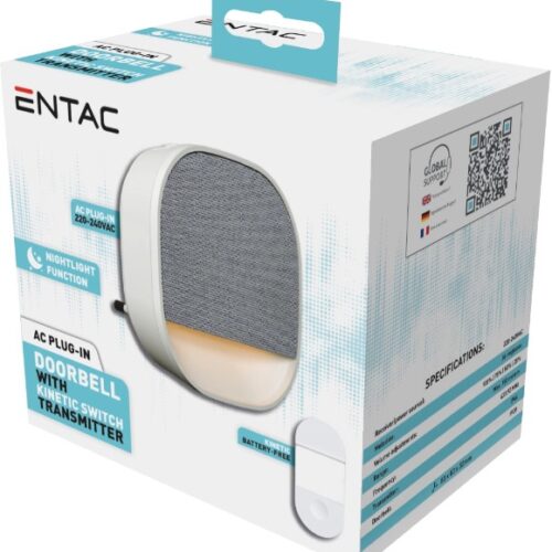 2024-02-27_104539.jpg Entac Κουδούνι AC Plug-in, με φως νυκτός και Κινητικό Διακόπτη
