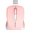Meetion Silent Mini 2.4G Οπτικό Ασύρματο Ποντίκι (Ροζ)