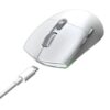 Meetion MT-GW33 Ενσύρματο 2.4G Bluetooth Gaming Ποντίκι Λευκό