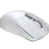 Meetion MT-GW33 Ενσύρματο 2.4G Bluetooth Gaming Ποντίκι Λευκό