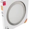 Avide LED Πλαφονιέρα Στρογγυλό Αλουμίνιο Σατέν Νίκελ 24W Λευκό 4000K