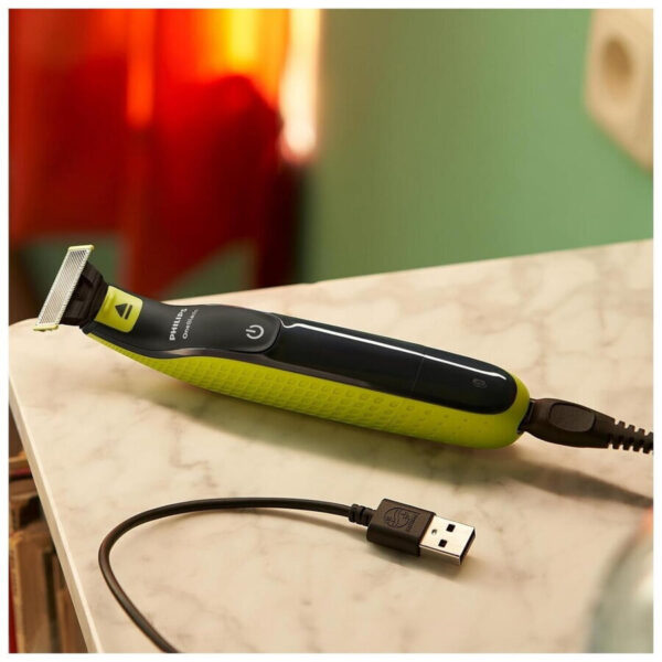 Philips Oneblade QP2724/10 Ξυριστική Μηχανή Προσώπου Επαναφορτιζόμενη / Με Καλώδιο