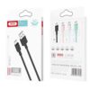 XO NB156 USB Καλώδιο Φόρτισης για Type-C Ροζ