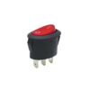 Διακόπτης μονός οβάλ ON-OFF 3 επαφών 10A 250V με φως για ηλεκτρικό μπρίκι, Γενικής Χρήσης