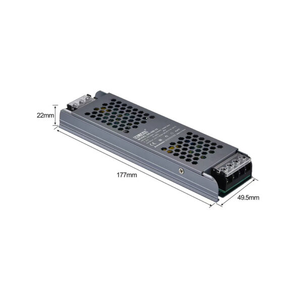 ΤΡΟΦΟΔΟΤ. “24V” 200W SLIM ΜΑΥΡΟ