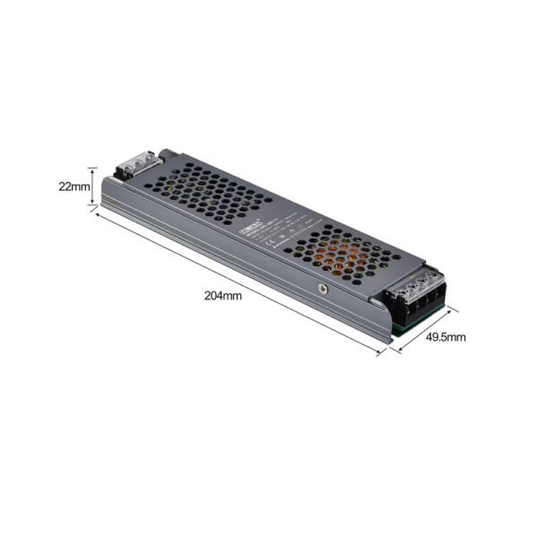 ΤΡΟΦΟΔΟΤ. “24V” 12.5A 300W SLIM ΜΑΥΡΟ