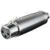 Μετατροπέας XLR Θηλ. / RCA Θηλ.