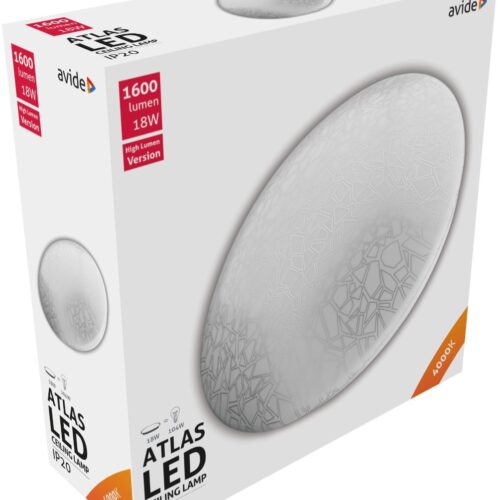 27_1.jpg Avide LED Μοντέρνα Πλαφονιέρα Οροφής Atlas (Mosaic) 18W 330*100mm Λευκό 4000K