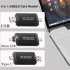 4in1 card reader Micro+2.0 A+Type C+Lightning