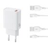 XO L159 Φορτιστής Ταχείας Φόρτισης EU QC18W με USB-A