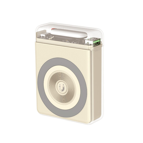 2_3__1.jpg XO PR226 Mini Transparent Light Display Magnetic Absorption Fast Charging 10000mAh (Off-White)