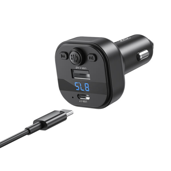2_bcc18_2_.jpg XO BCC18 Smart Bluetooth MP3 Charger Car 3A + Type-C Σετ