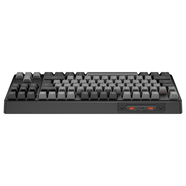 Meetion MT-MK14 Μηχανικό Πληκτρολόγιο Gaming Ενσύρματο & Ασύρματο με Bluetooth και 2.4G RGB Μαύρο US