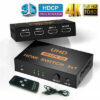 ATC HDMI Switch Μεταλλικό 3 In / 1 Out 4K x 2K Τηλ/στήριο