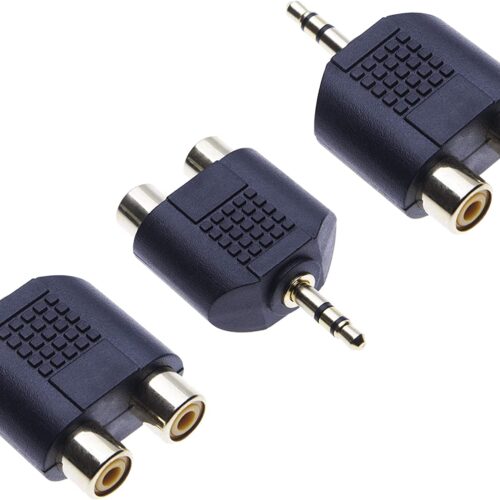 Μετατροπέας Stereo 3.5mm Σε 2 RCA Θηλ.1pcs