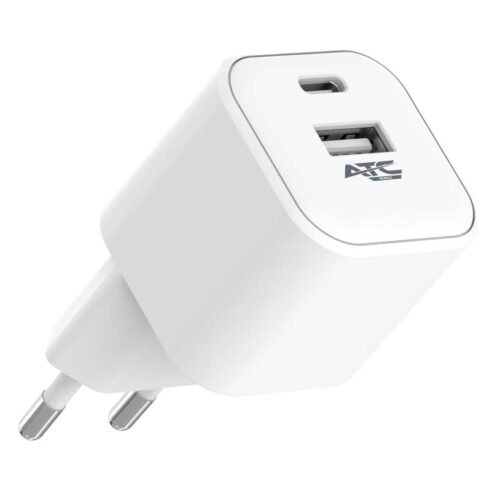 3171.jpg ATC-CH10 Φορτιστής PD με 2 Θύρες USB-Α & Type-C 12W