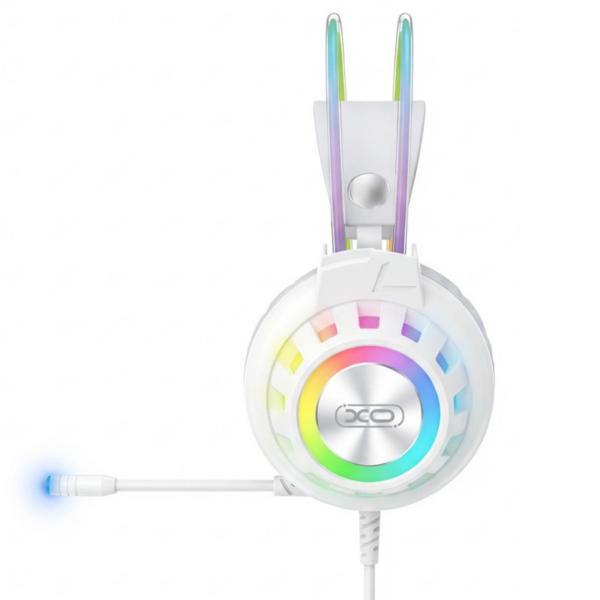 36.png XO GE10 Gaming Ενσύρματα Ακουστικά RGB με Μικρόφωνο Λευκά