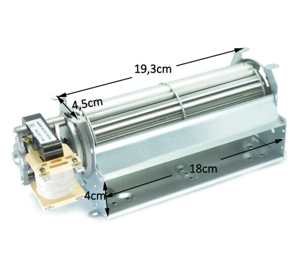 Βεντιλατέρ 18cm 22W 1800Rpm 43dB 140m³/h δεξί Γενικής Χρήσης