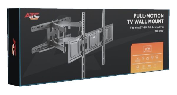 ATC Βάση TV με Βραχίονα ATC-3780 37"- 80"