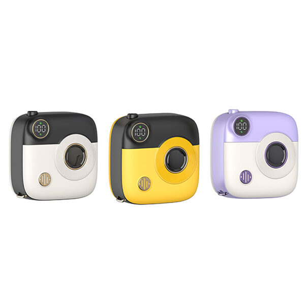 3_3_-__1_1.jpg XO PR223 mini camera digital display fast charging power bank 10000mAh (Black & Yellow)