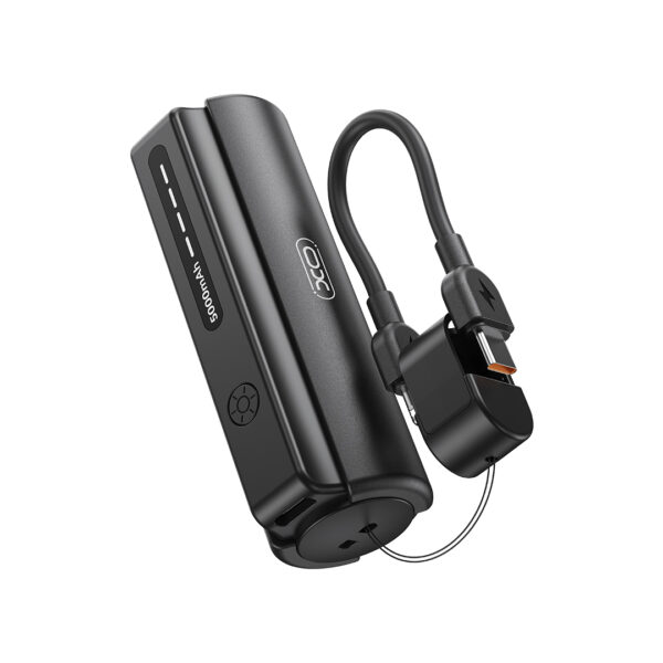 3_6__1_1.jpg XO PR281 Mini Powerbank 5000mAh με Ενσωματωμένο Φακό και Καλώδιο Φόρτισης Type-C