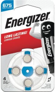 ENERGIZER Μπαταρίες Βαρηκοΐας Zinc Air PR675/4BP