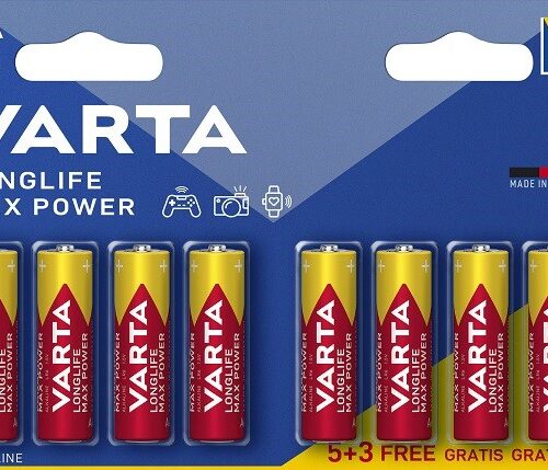 Varta Longlife Max Mignon Battery AA B5+3