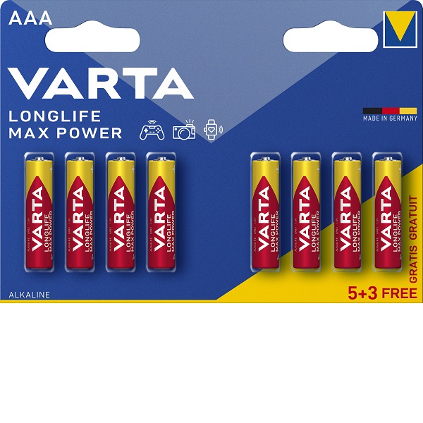 4008496744183-1.jpg Μπαταρία Varta Longlife Max Power Αλκαλική Mignon AAA B5+3