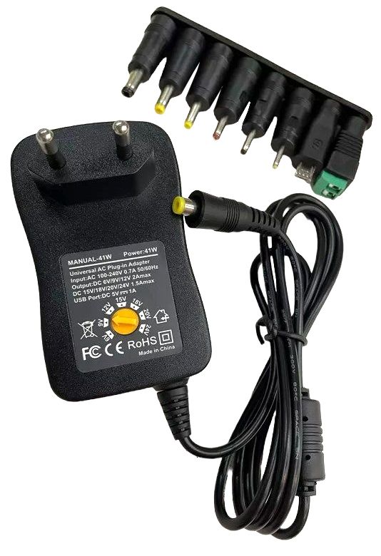 ATC Τροφοδοτικό 41W Switching με 8 κεφαλές 6V-24V