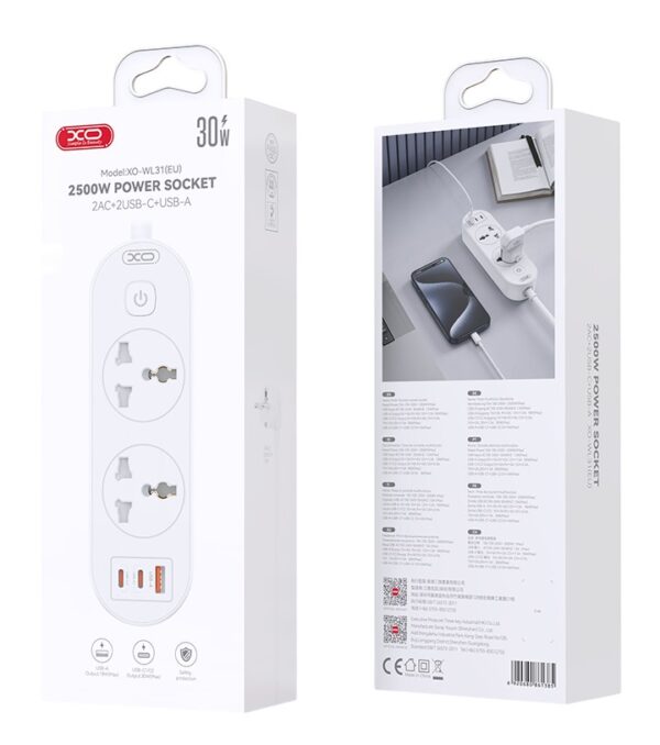 4_3_-photoroomwl31_.jpg XO WL31 (EU) 30W 2AC + 1USB-A + 2USB-C με Διακόπτη