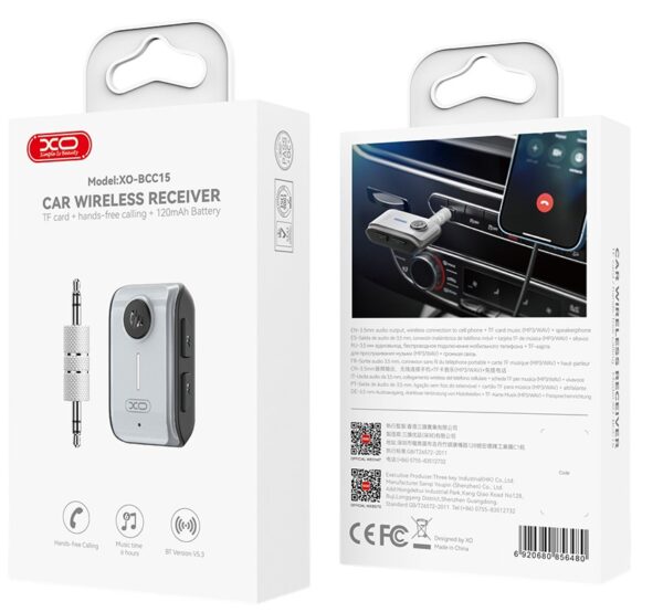 4_4_-photoroombcc15_.jpg XO BCC15 Μετάδοση Bluetooth Υποστήριξη κάρτας TF
