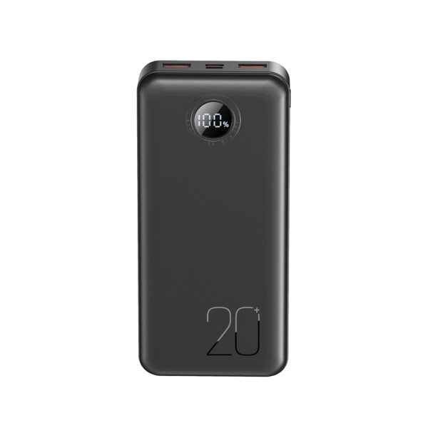 XO PR239 USB-C 20W/USB-A 22.5W power bank γρήγορης φόρτισης με οθόνη 20000mAh